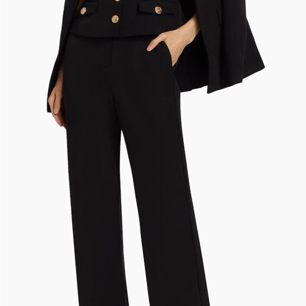 Elegant Black Valentina toccin Women's Pants